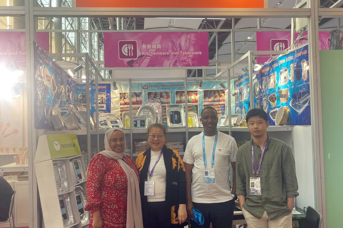Dalian Yingda booth at the Canton Fair